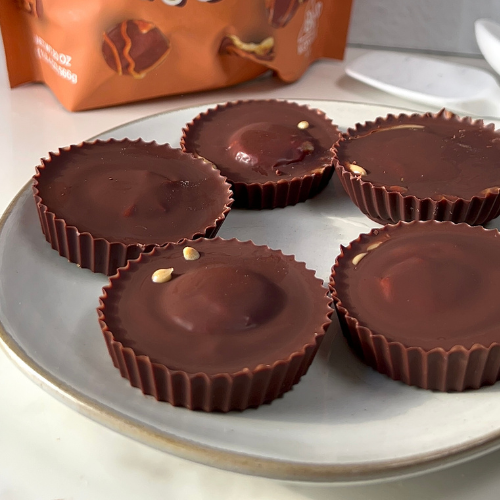 PB Chocolate Fudge-Cookie Cups