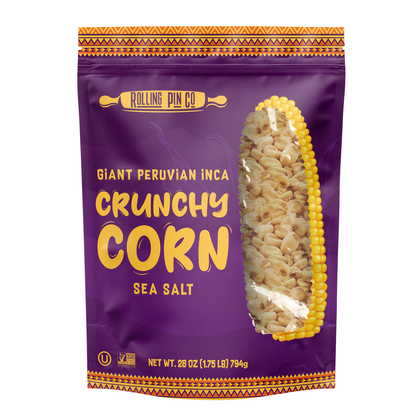 GiANT Peruvian Inca Crunchy Corn (28 oz) – Rolling Pin Snacks